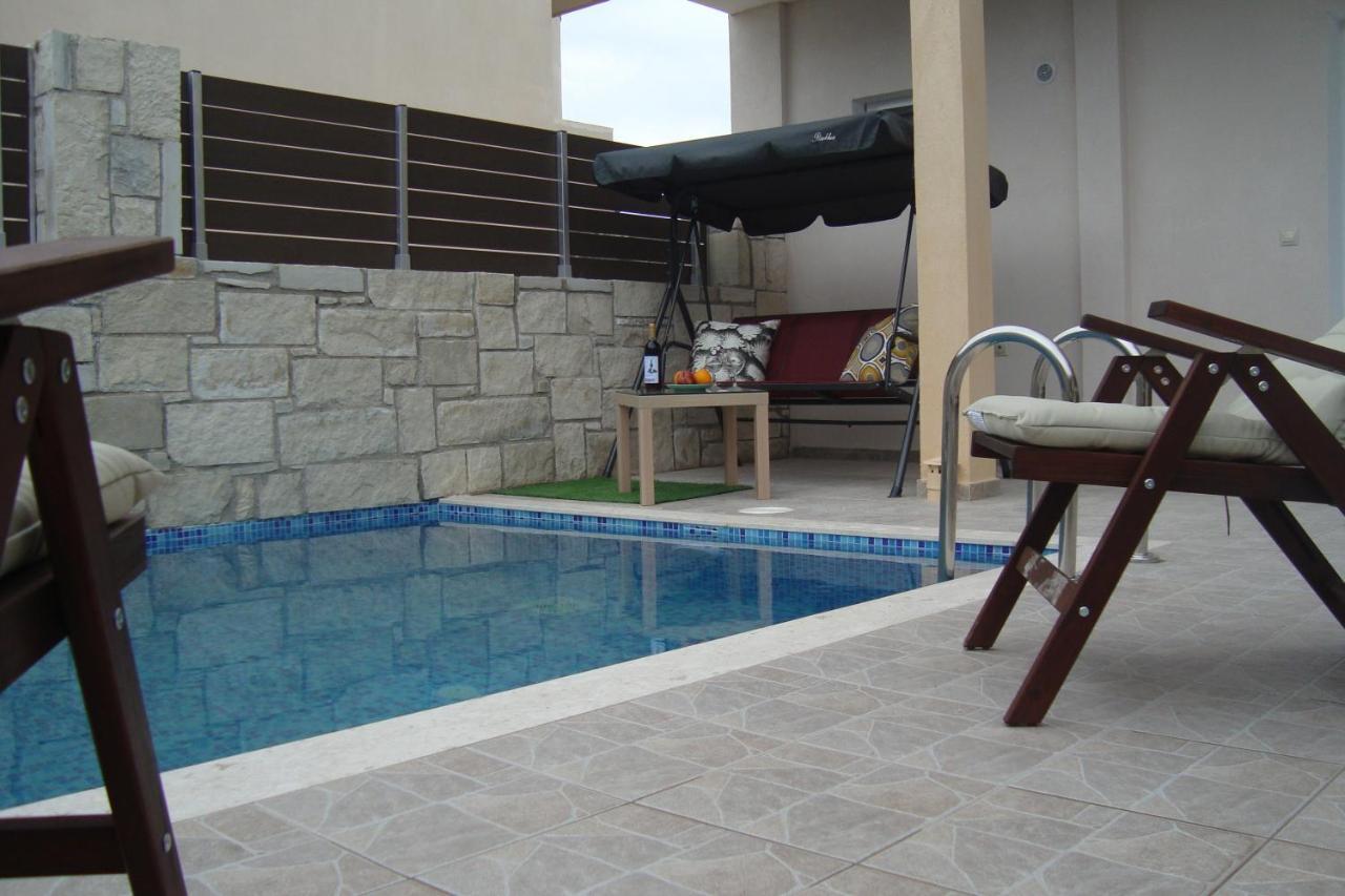 “Theeporto” Maisonette With Pool Gouves Extérieur photo