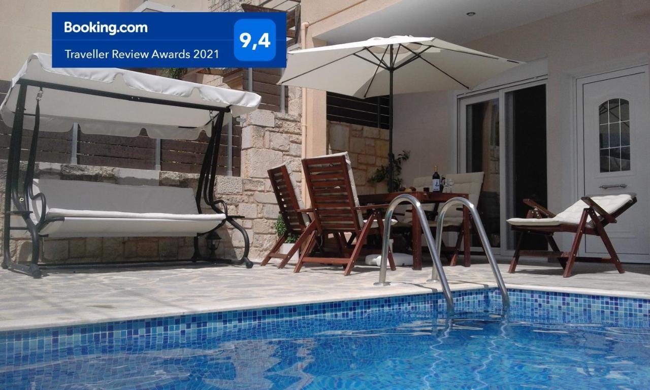 “Theeporto” Maisonette With Pool Gouves Extérieur photo