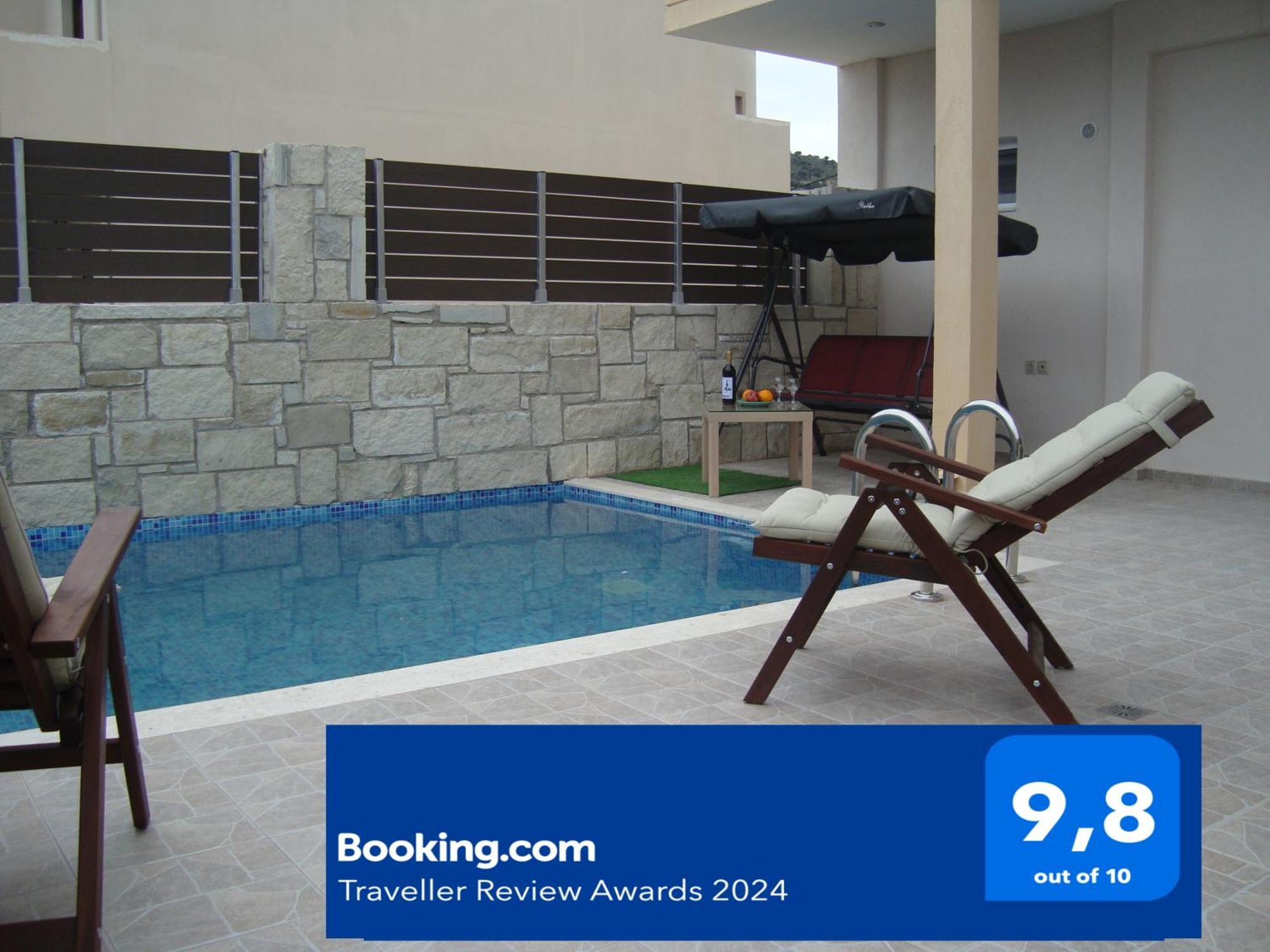 “Theeporto” Maisonette With Pool Gouves Extérieur photo