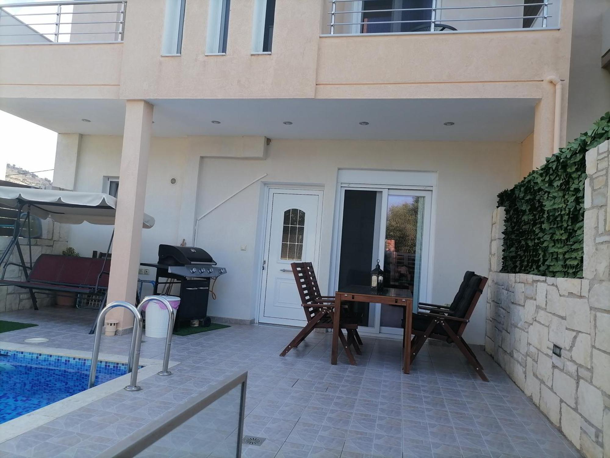 “Theeporto” Maisonette With Pool Gouves Extérieur photo