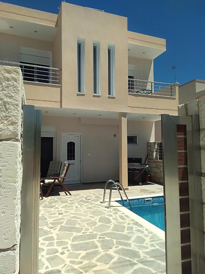 “Theeporto” Maisonette With Pool Gouves Extérieur photo